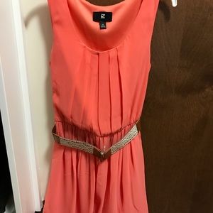 Peach dress